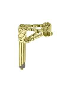 Double Twisted Lowrider Stem 21.1mm Gold.